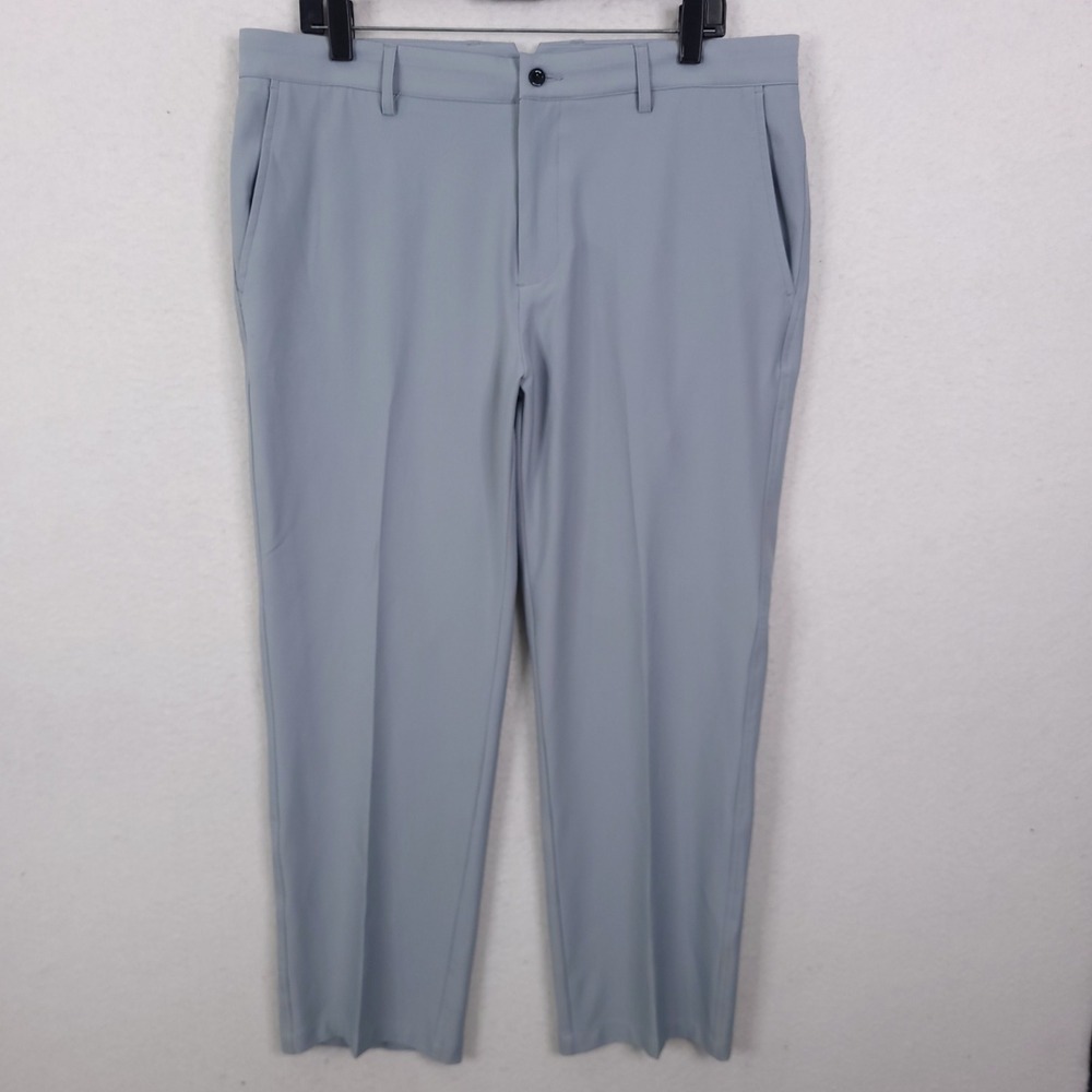 Dunning Golf Pants Men 35x30 Fits 35x28 Light Blue Everbest Performance Trousers